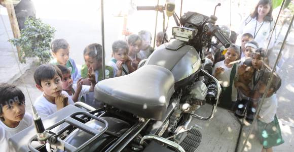 La última moto Guzzi de la Policía La última moto Guzzi de la Policía