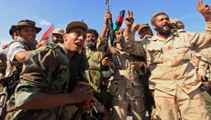 Confirmada la muerte del dictador, Trípoli festejó Confirmada la muerte del dictador, Trípoli festejó