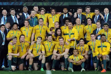 Australia llegó al podio luego de ganarle a Gales Australia llegó al podio luego de ganarle a Gales