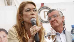 No vino Débora Giorgi