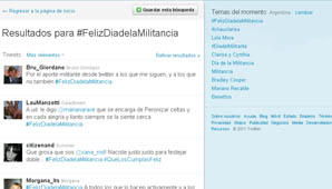 La Militancia, furor en Twitter La Militancia, furor en Twitter