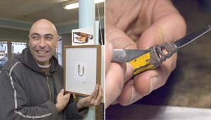 ¡Con una mina de lápiz! ¡Con una mina de lápiz!