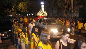 La lluvia acompañó la procesión de la Inmaculada Concepción La lluvia acompañó la procesión de la Inmaculada Concepción