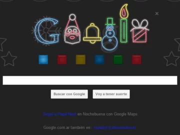 Google navideño Google navideño