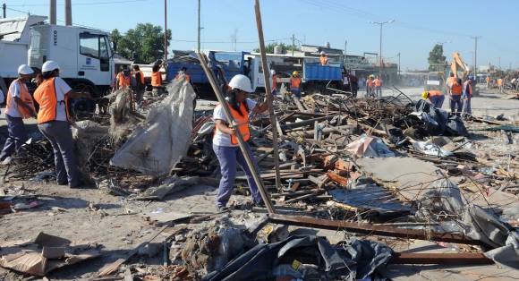 Desalojo en La Saladita Desalojo en La Saladita