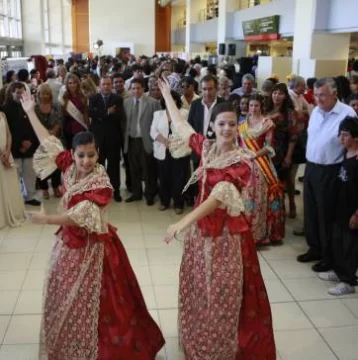 Un muestrario de toda la provincia en el interior del hall del Centro Cívico Un muestrario de toda la provincia en el interior del hall del Centro Cívico