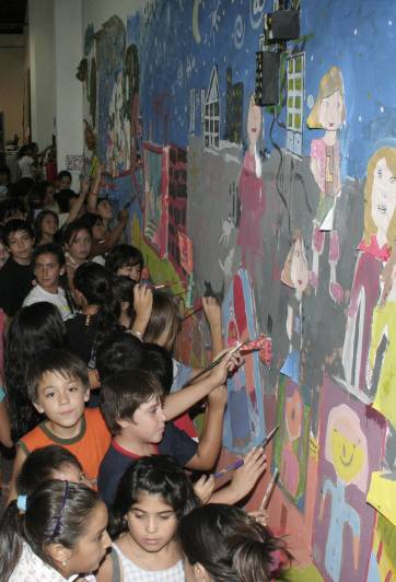 El muro de los colores El muro de los colores