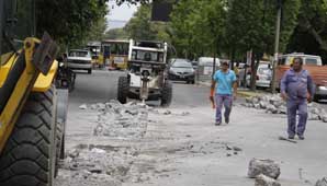 Iniciarán antes el 3º tramo del recambio cloacal en la Libertador Iniciarán antes el 3º tramo del recambio cloacal en la Libertador