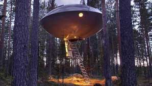 Dormir en un ovni Dormir en un ovni