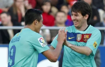 Messi dio vuelta el partido del Barsa Messi dio vuelta el partido del Barsa