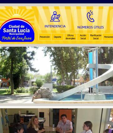 Santa Lucía estrenó página web y teléfono Santa Lucía estrenó página web y teléfono