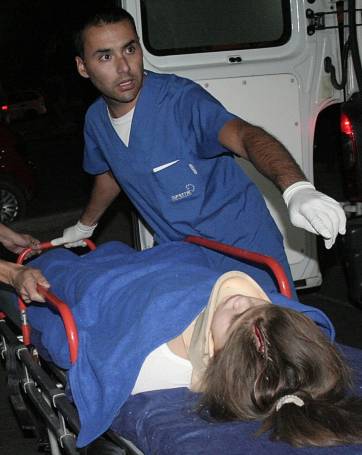 Viajaban a una procesión y casi se matan en un vuelco Viajaban a una procesión y casi se matan en un vuelco