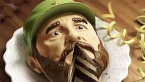 Polémica torta de Fidel Polémica torta de Fidel