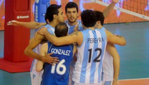 La selección argentina de vóley ganó y ya está en Londres 2012 La selección argentina de vóley ganó y ya está en Londres 2012