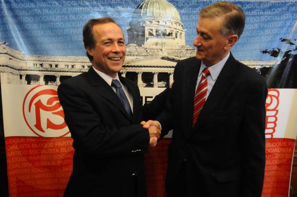 El socialismo quedó en manos de Binner El socialismo quedó en manos de Binner