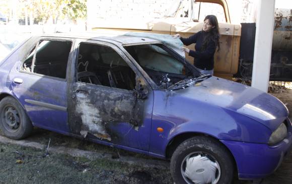 Albardón: ola de furia incendiaria contra vehículos Albardón: ola de furia incendiaria contra vehículos