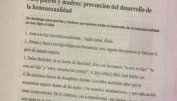 En Mendoza, un docente enseña a “curar” la homosexualidad En Mendoza, un docente enseña a “curar” la homosexualidad