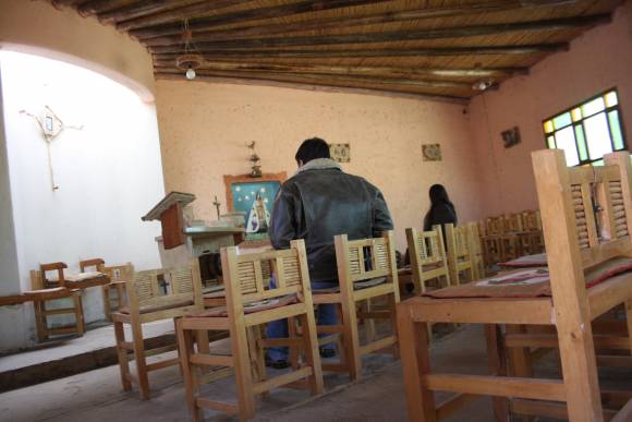 Un templo con la forma de un abanico Un templo con la forma de un abanico