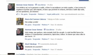 Molestia en los hinchas verdinegros por el arbitraje ante San Lorenzo Molestia en los hinchas verdinegros por el arbitraje ante San Lorenzo