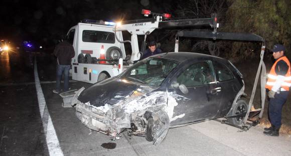 Cuatro heridos por el choque de 6 vehículos sobre ruta 20 Cuatro heridos por el choque de 6 vehículos sobre ruta 20