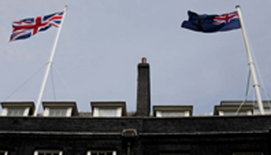 Izan bandera de Malvinas en la residencia de Ministro británico Izan bandera de Malvinas en la residencia de Ministro británico