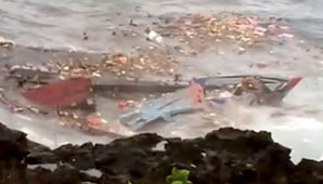 Cerca de 75 muertos en un naufragio Cerca de 75 muertos en un naufragio