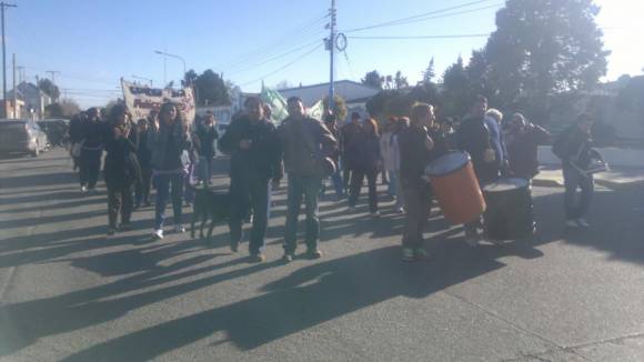 Un enfermero sanjuanino que reclama en Chubut Un enfermero sanjuanino que reclama en Chubut