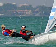 De la Fuente – Calabrase, cerca del podio en yachting De la Fuente – Calabrase, cerca del podio en yachting
