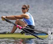 La argentina Lucía Palermo fue cuarta en remo La argentina Lucía Palermo fue cuarta en remo