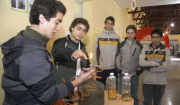 Hicieron biogás con estiércol Hicieron biogás con estiércol