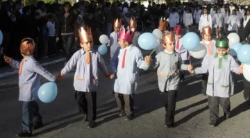 Los jardines de infantes, un show aparte en el desfile Los jardines de infantes, un show aparte en el desfile