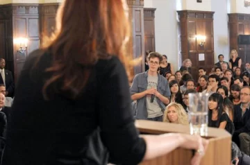 Las fuertes frases de CFK en Georgetown Las fuertes frases de CFK en Georgetown