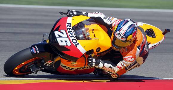 Pedrosa cumplió 27 muy feliz Pedrosa cumplió 27 muy feliz