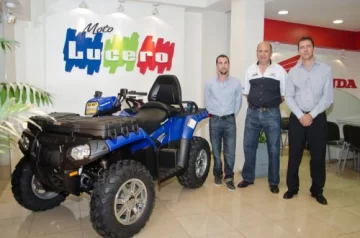 Moto Lucero presentó los cuatris de Polaris Moto Lucero presentó los cuatris de Polaris