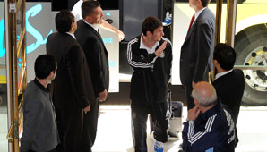 Argentina ya está en Chile a la espera del partido de mañana Argentina ya está en Chile a la espera del partido de mañana