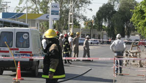 Capital: tras la rotura del caño, restablecieron servicio de GNC Capital: tras la rotura del caño, restablecieron servicio de GNC