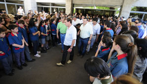 Conmoción y dolor en la despedida de Milagros Conmoción y dolor en la despedida de Milagros