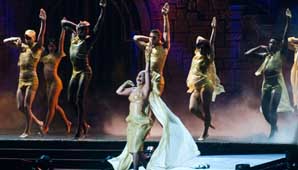 Lady Gaga en River Lady Gaga en River