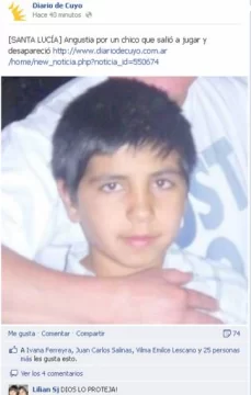 Los sanjuaninos piden por Ariel en las redes sociales Los sanjuaninos piden por Ariel en las redes sociales