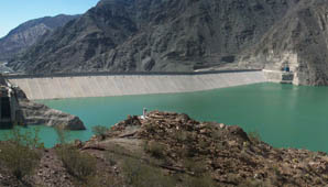 Por las lluvias aumentó 12 metros la cota de Caracoles Por las lluvias aumentó 12 metros la cota de Caracoles
