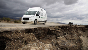 La Ruta 40 hacia Jáchal está habilitada con precaución La Ruta 40 hacia Jáchal está habilitada con precaución