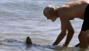 Enfrentó un tiburón Enfrentó un tiburón