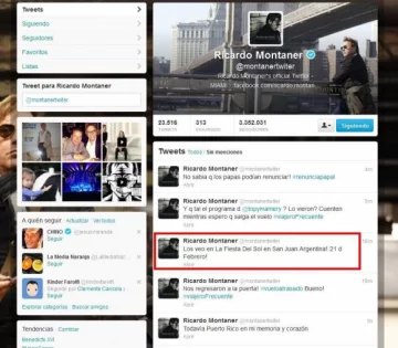 FNS: Montaner palpita su llegada FNS: Montaner palpita su llegada