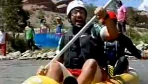 Para despedirse de San Juan, Cocineros Argentinos practicó Kayak en Ullum Para despedirse de San Juan, Cocineros Argentinos practicó Kayak en Ullum