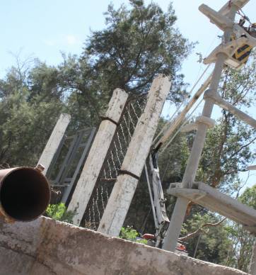 Pozos: se postergó el arreglo por las lluvias Pozos: se postergó el arreglo por las lluvias