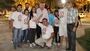 Gioja participó de un emotivo acto por la Verdad y la Justicia Gioja participó de un emotivo acto por la Verdad y la Justicia