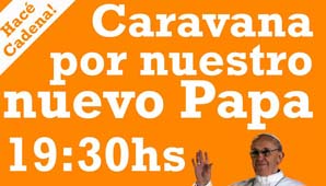 En San Juan organizan una caravana en nombre de Francisco I En San Juan organizan una caravana en nombre de Francisco I