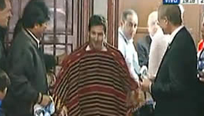 Un poncho para Messi Un poncho para Messi