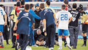 Bella seguirá internado tras el ataque de epilepsia en el partido Bella seguirá internado tras el ataque de epilepsia en el partido