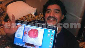 Diego conoció a su hijo Diego conoció a su hijo